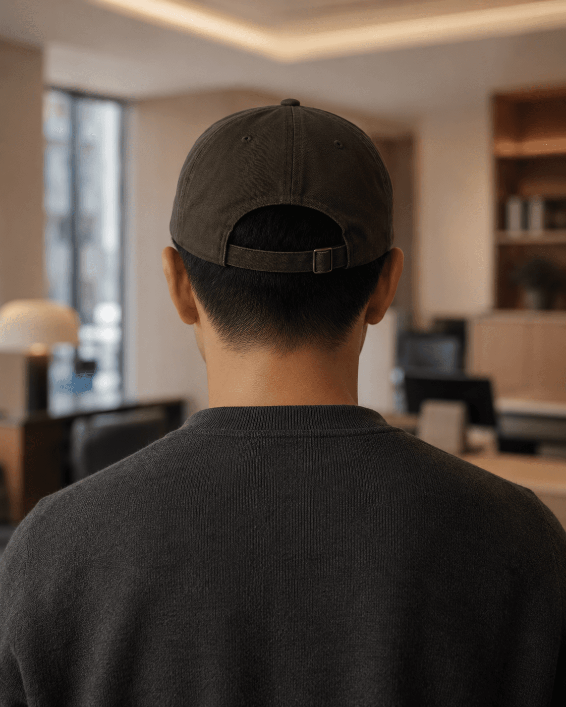 Anonymous portrait of a Midair founder, seen from behind
