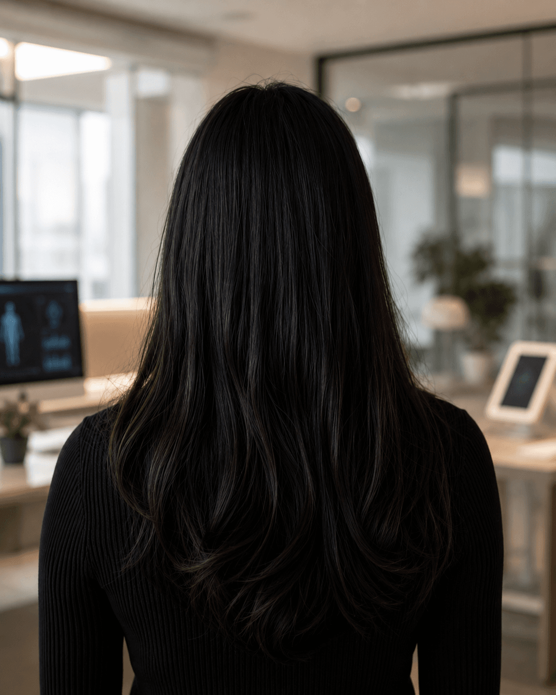 Anonymous portrait of a Midair founder, seen from behind